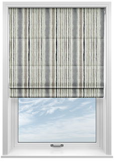 Guarda Stripe, Grey - Roman Blind